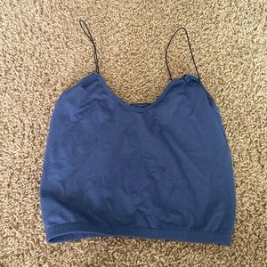 Navy blue free people cami